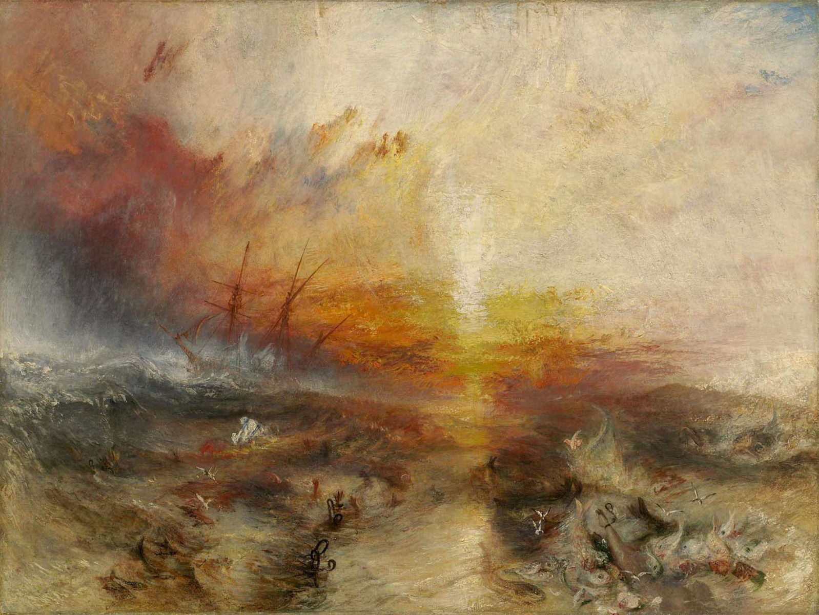 Nave di schiavi di William Turner