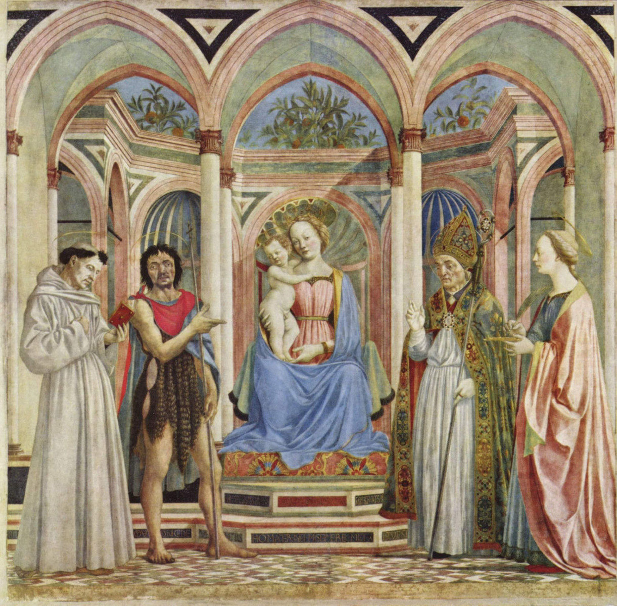 Sacra conversazione di Domenico Veneziano