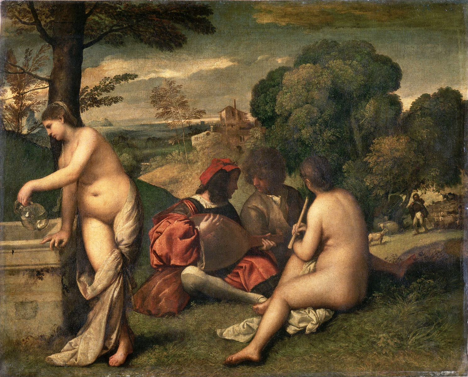 Il concerto campestre di Tiziano Vecellio