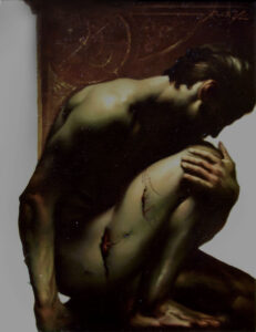 Roberto Ferri, Cripta, 2000-2005 olio su tela. Courtesy Roberto Ferri