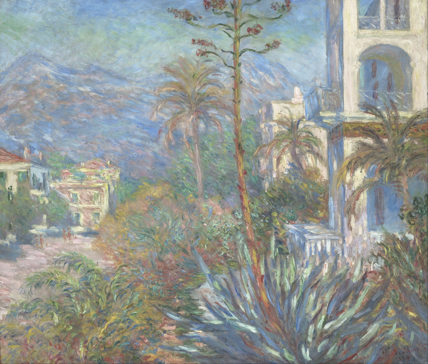 Ville a Bordighera di Claude Monet