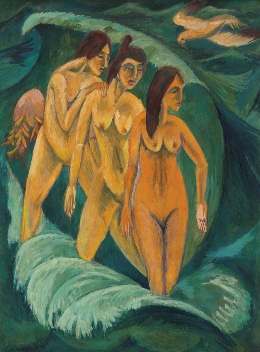 Tre bagnanti di Ernst Ludwig Kirchner