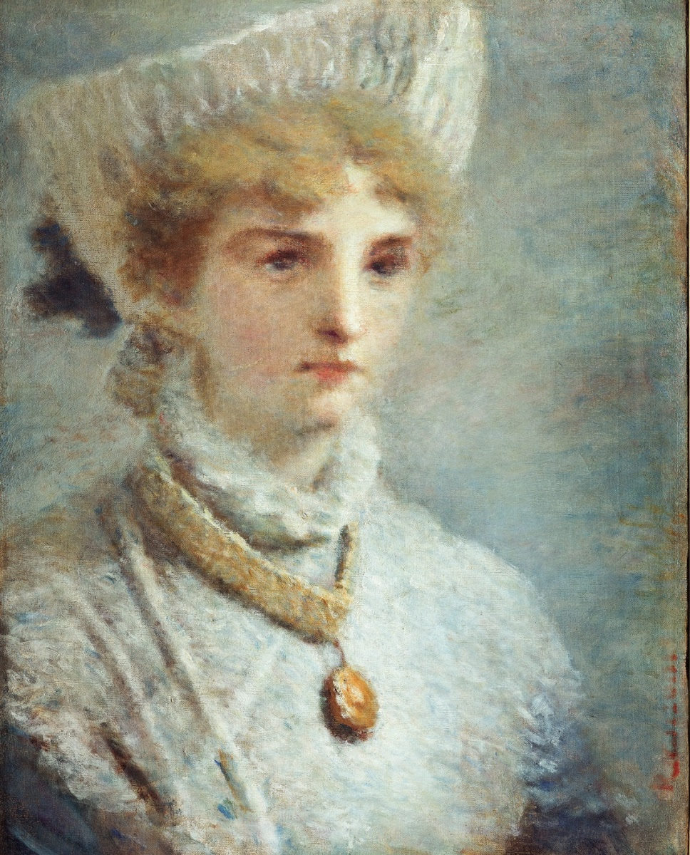 Giovinetta in bianco di Daniele Ranzoni