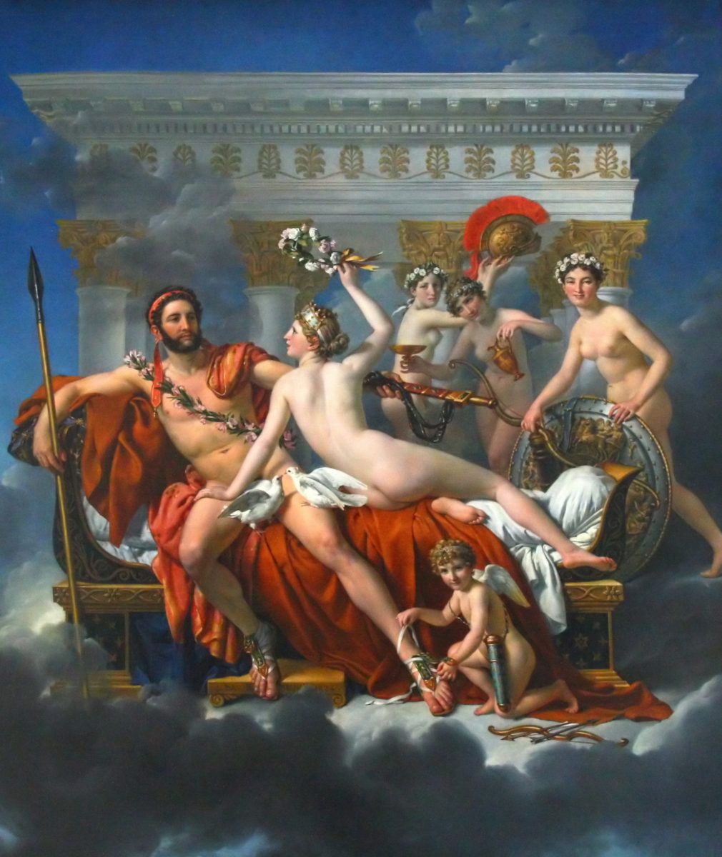 Marte disarmato da Venere di Jacques-Louis David