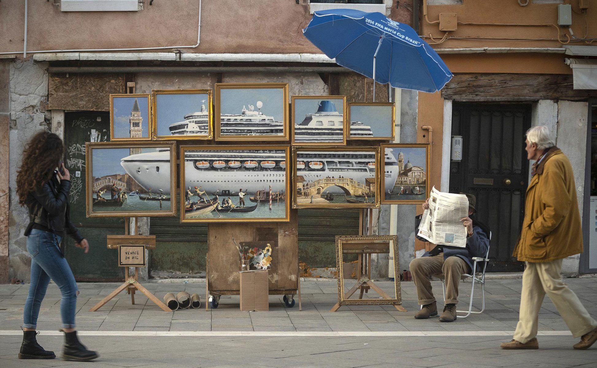 Venice in Oil di Banksy