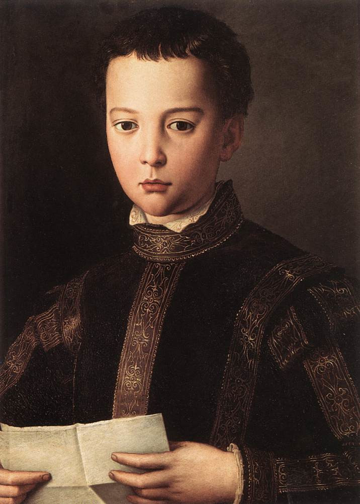 Ritratto di Francesco I de' Medici giovinetto di Agnolo Bronzino