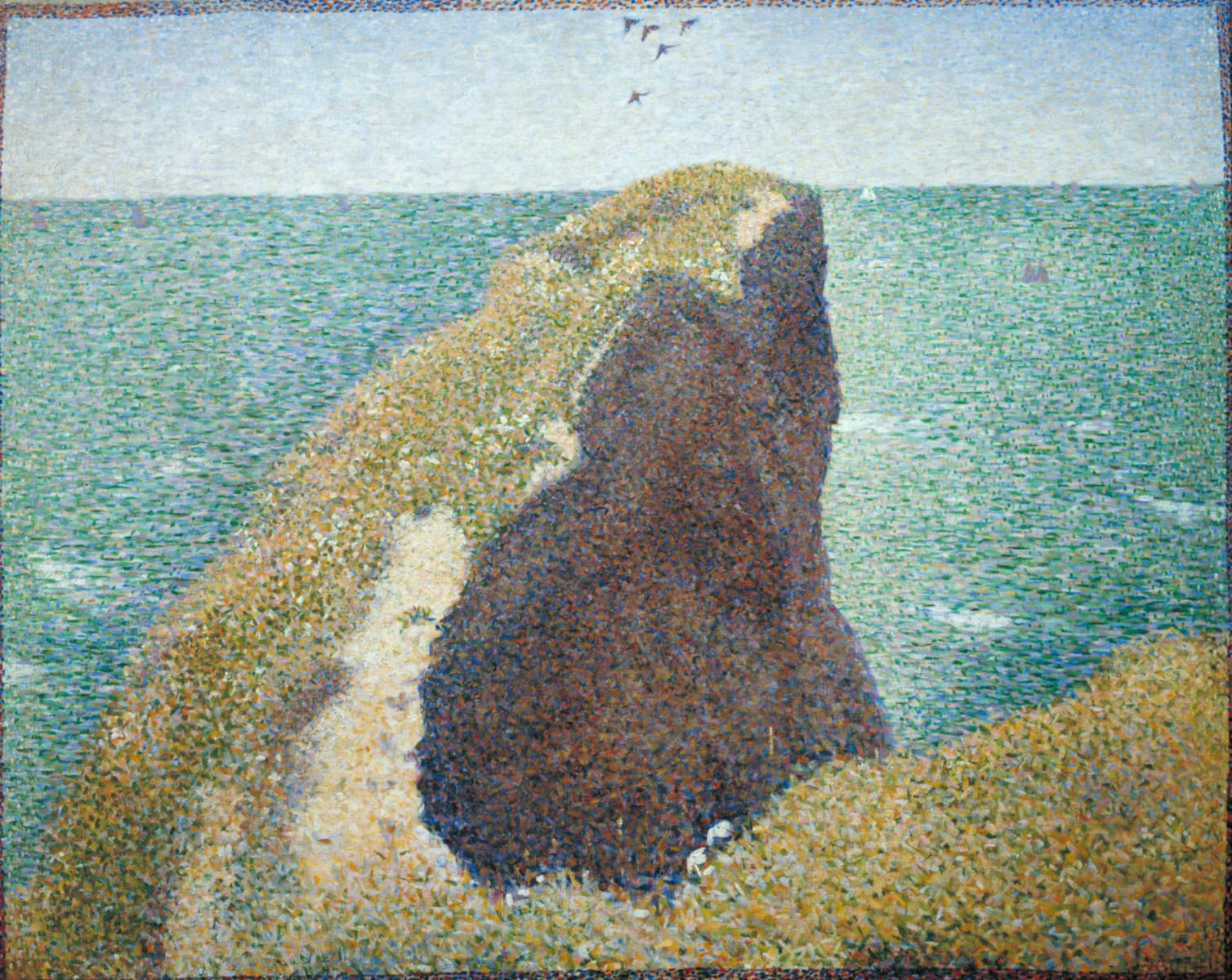 Le Bec du Hoc, Grandcamp di Georges Seurat