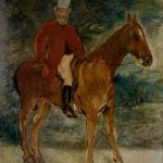 Il signor Arnaud a cavallo di Edouard Manet