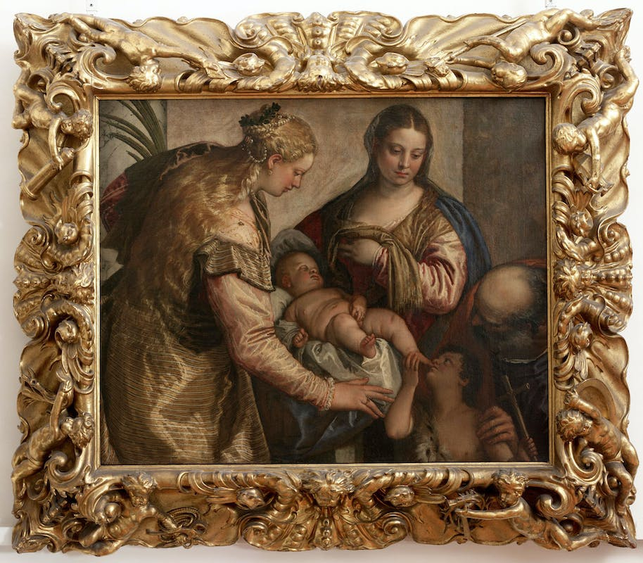 Sacra Famiglia con San Giovannino e Santa Caterina di Paolo Caliari, detto il Veronese