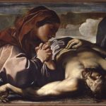 La Madonna che piange Gesù morto di Alessandro Tiarini