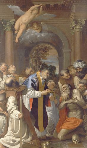 Ultima Comunione di San Girolamo di Agostino Carracci