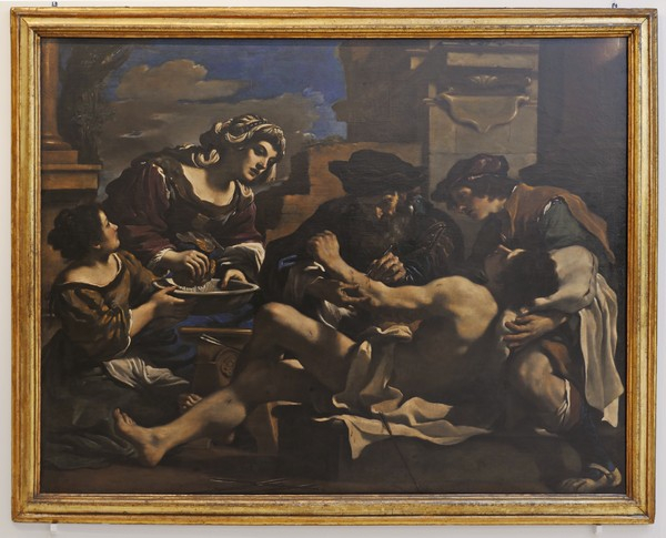 San Sebastiano curato da Irene del Guercino