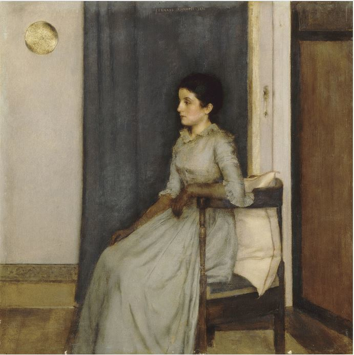 Ritratto di Marie Monnom di Fernand Khnopff