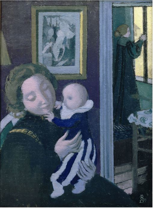 La Bambina con calzoncini blu di Maurice Denis