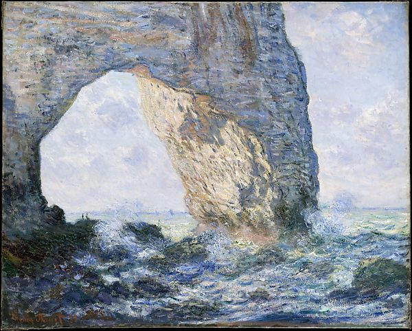 Etretat, la Manneporte di Claude Monet