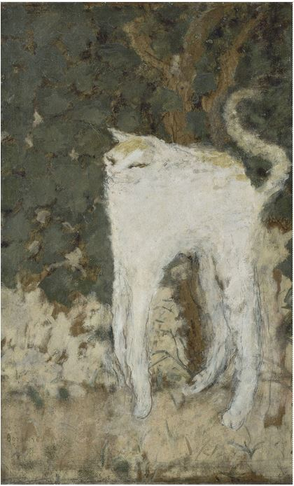 Il gatto bianco di Pierre Bonnard