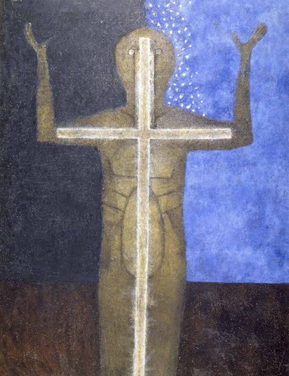 L’uomo e la Croce di Rufino Tamayo