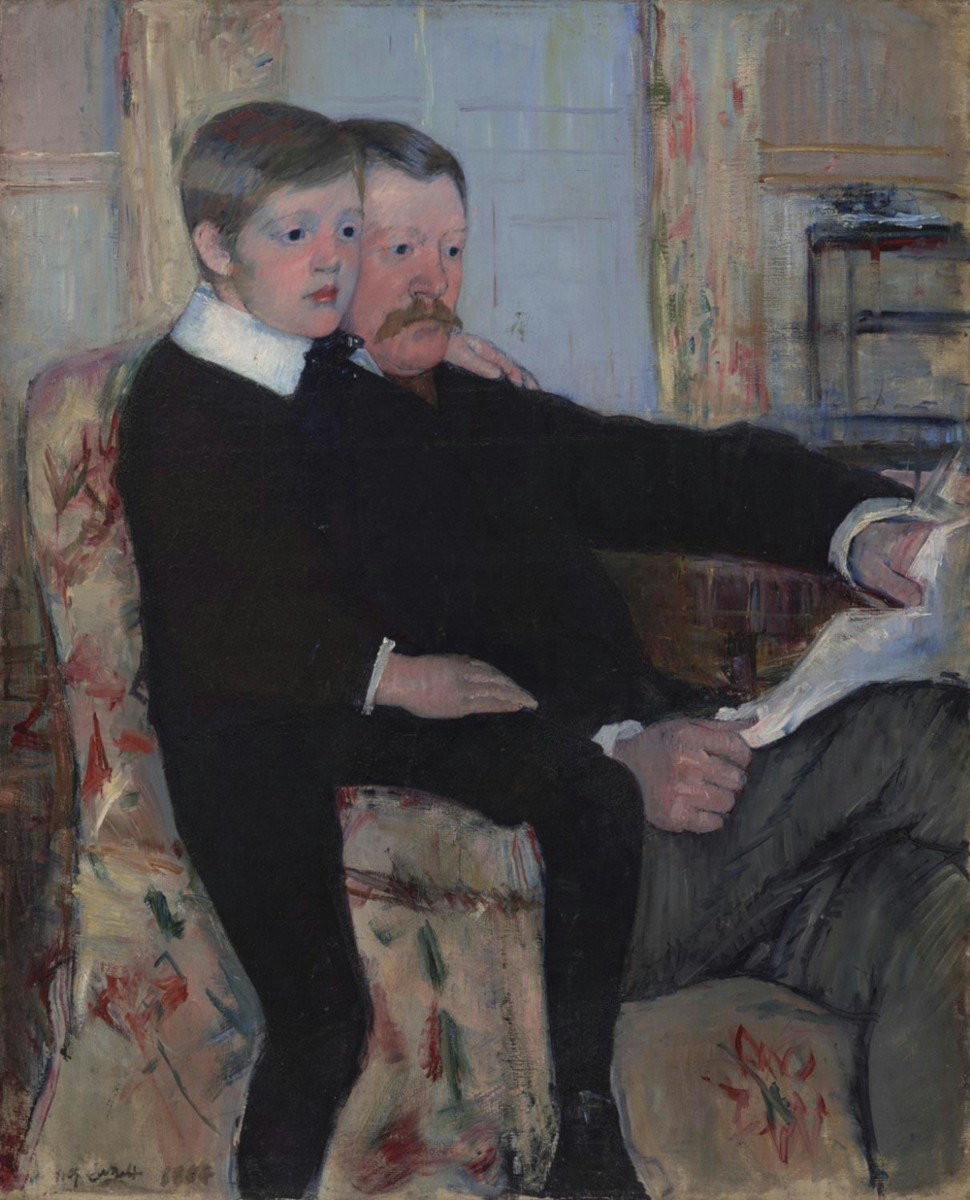 Ritratto di Alexander Cassatt e suo figlio, Robert Kelso Cassatt di Mary Cassatt