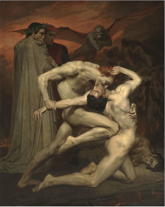 Dante e Virgilio di William Bouguereau