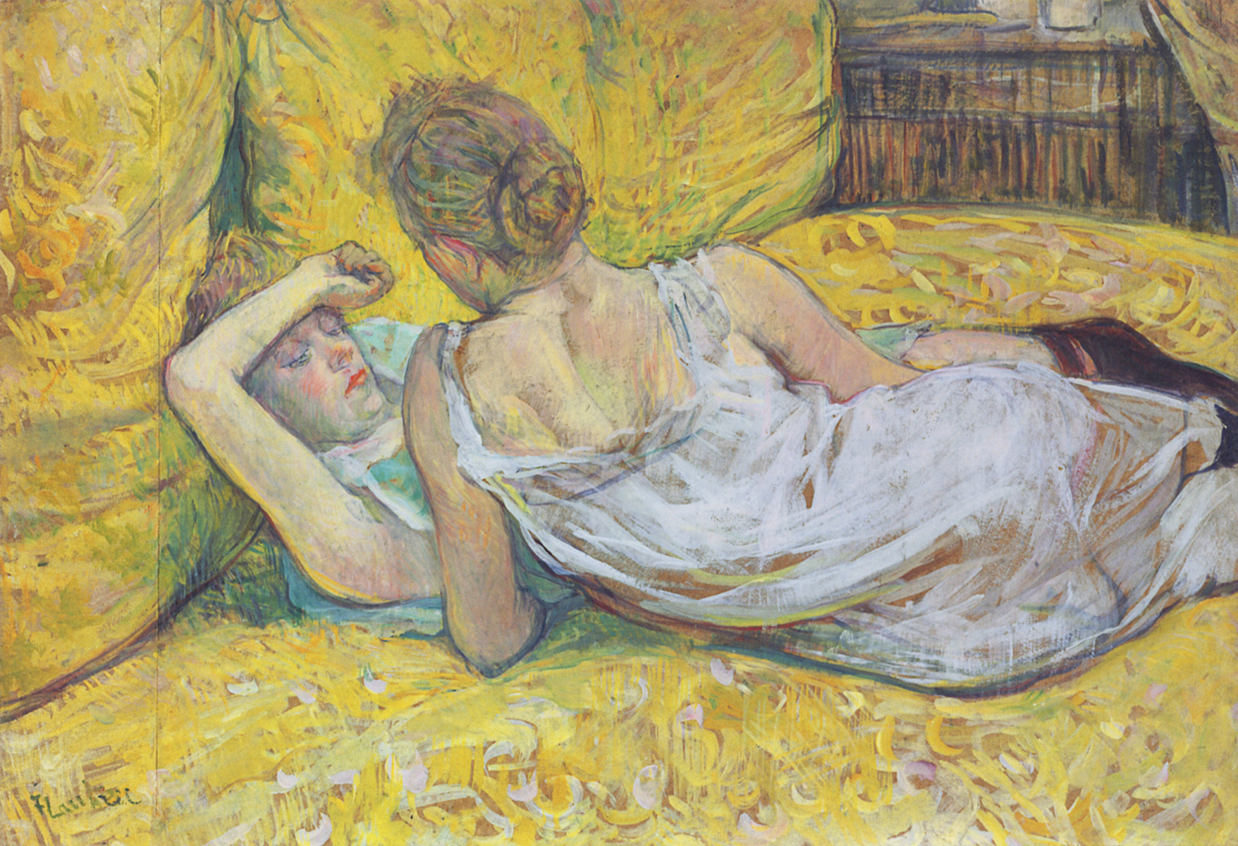 Le due amiche di Henri de Toulouse-Lautrec 1894-1895