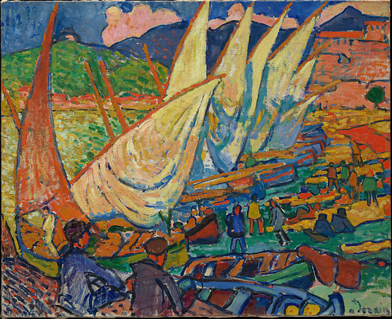 Barche di pescatori, Collioure di André Derain