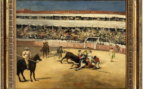 Combat de taureaux di Edouard Manet