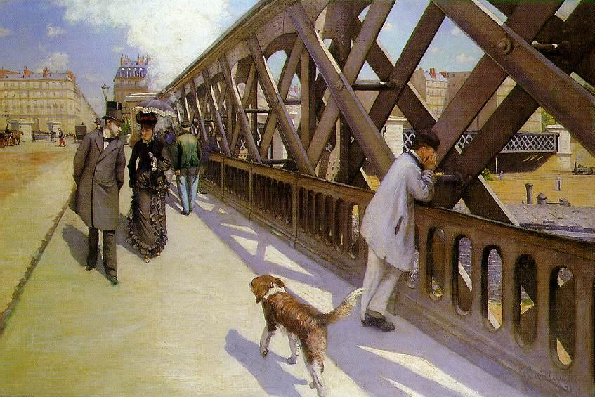 Il ponte dell'Europa di Gustave Caillebotte