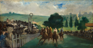 Corse a Longchamp di Édouard Manet