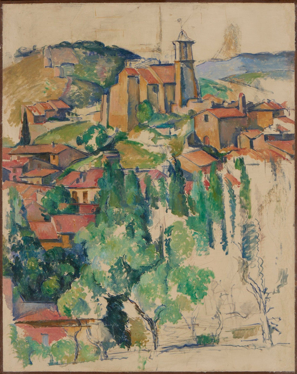 Gardanne di Paul Cézanne al Brooklyn Museum di New York