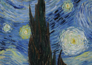 Vincent van Gogh, Notte stellata, 1889, olio su tela, 73,7 x 92 cm. New York, Museum of Modern Art (MoMa)