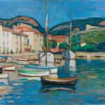 Porto di Cassis con due tartane di Charles Camoin