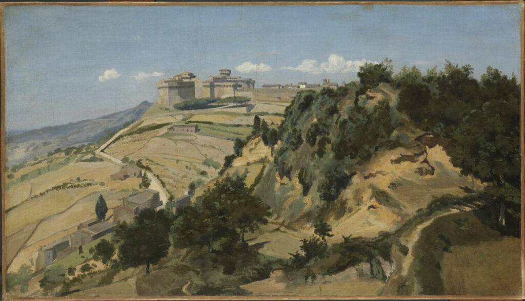 La città di Volterra, La citadelle di Camille Corot