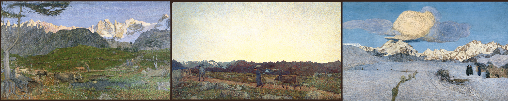 Trittico della Natura di Giovanni Segantini