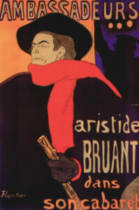 Ambassadeurs: Aristide Bruant di Henri de Toulouse-Lautrec